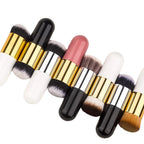 Chubby Pier Foundation Brush, Soft Bristles & Flat Head, for Women