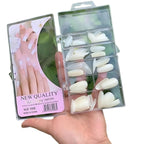Nail Tips Set, 100 Pcs Lightweight & Customizable, for DIY & Professional Nail Art