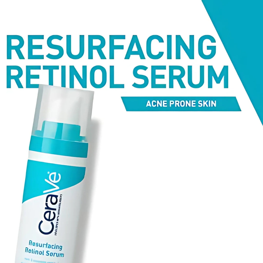 Resurfacing Retinol Serum, Pore Minimizer & Brightening Formula, for Post-Acne Skin