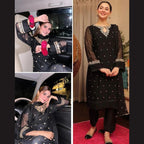 Embroidered Shafoon 3Pc Dress, Elegant Design & Wedding Wear, for Women