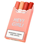 Hey Girl Pack of 4 Smoke Lipstick, High Pigment & Creamy Formula