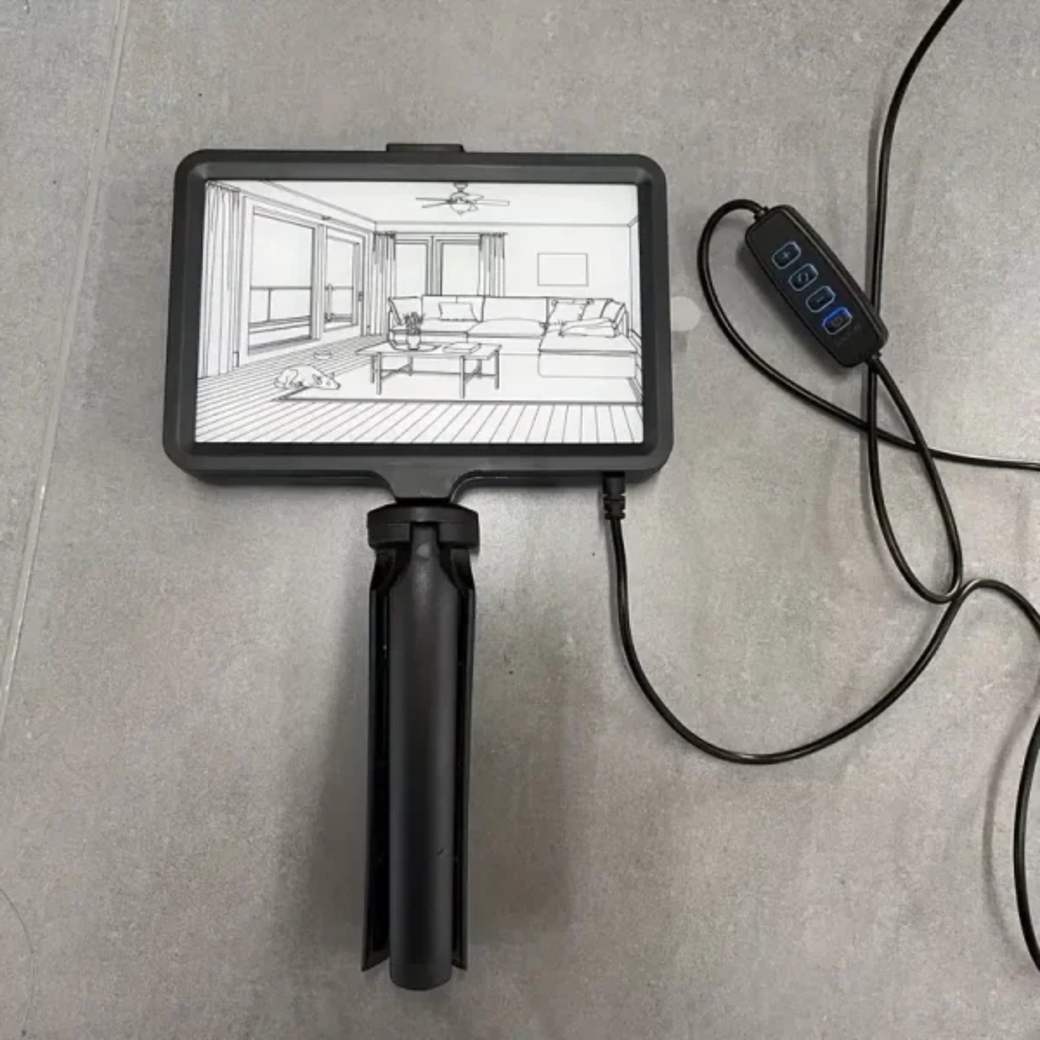 LED Glowing Art Photo Frame, 3-Color Adjustable Lights, Decorative