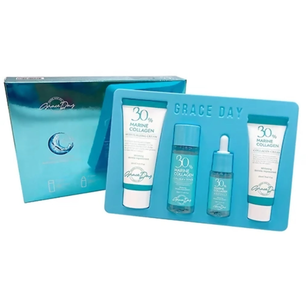 Grace Day Marine Collagen Kit, 4-in-1 Skincare, for Anti-Aging & Hydration