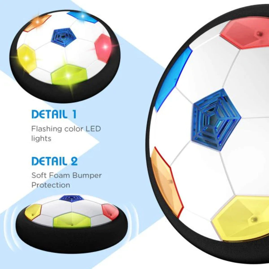 Hover Soccer Ball, Indoor/Outdoor Floating Football with LED Lights
