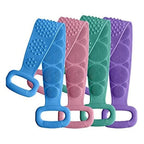 Silicone Back Scrubber Bath Belt, Pack of 2 & Deep Cleansing, for Unisex