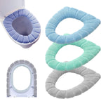 Washable Soft Coral Velvet Toilet Seat Cover – Warm & Reusable