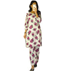 Arabic Lawn 2Pc Suit, Gulab Design, Printed & Stitched, for Women