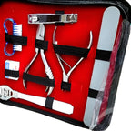 Manicure & Pedicure Kit, Professional Stainless Steel, Travel Case