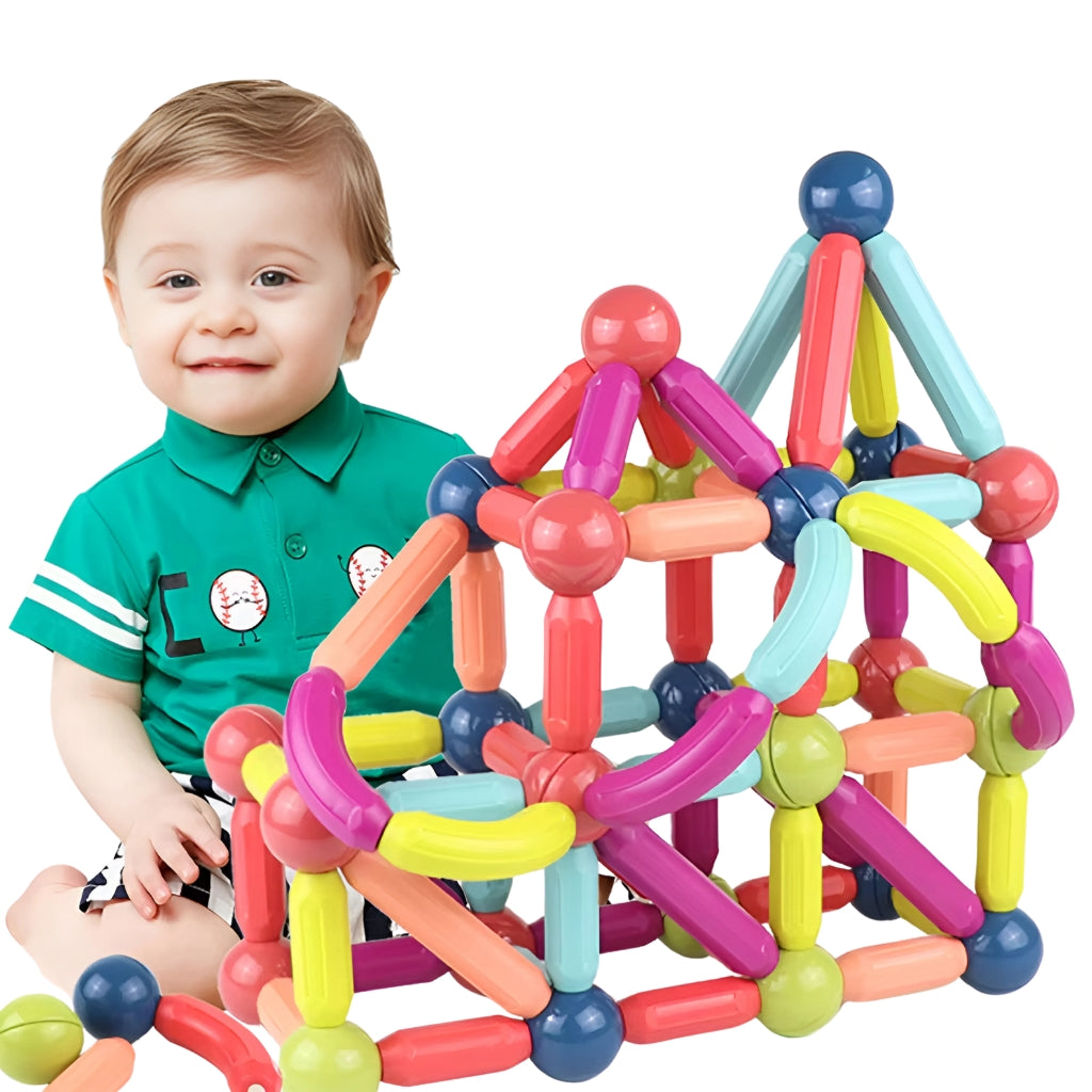 Magnetic Sticks and Balls, Creative Building Toy for Kids