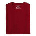 Elegant Burgundy T-Shirt, Premium 100% Cotton, for Sophistication