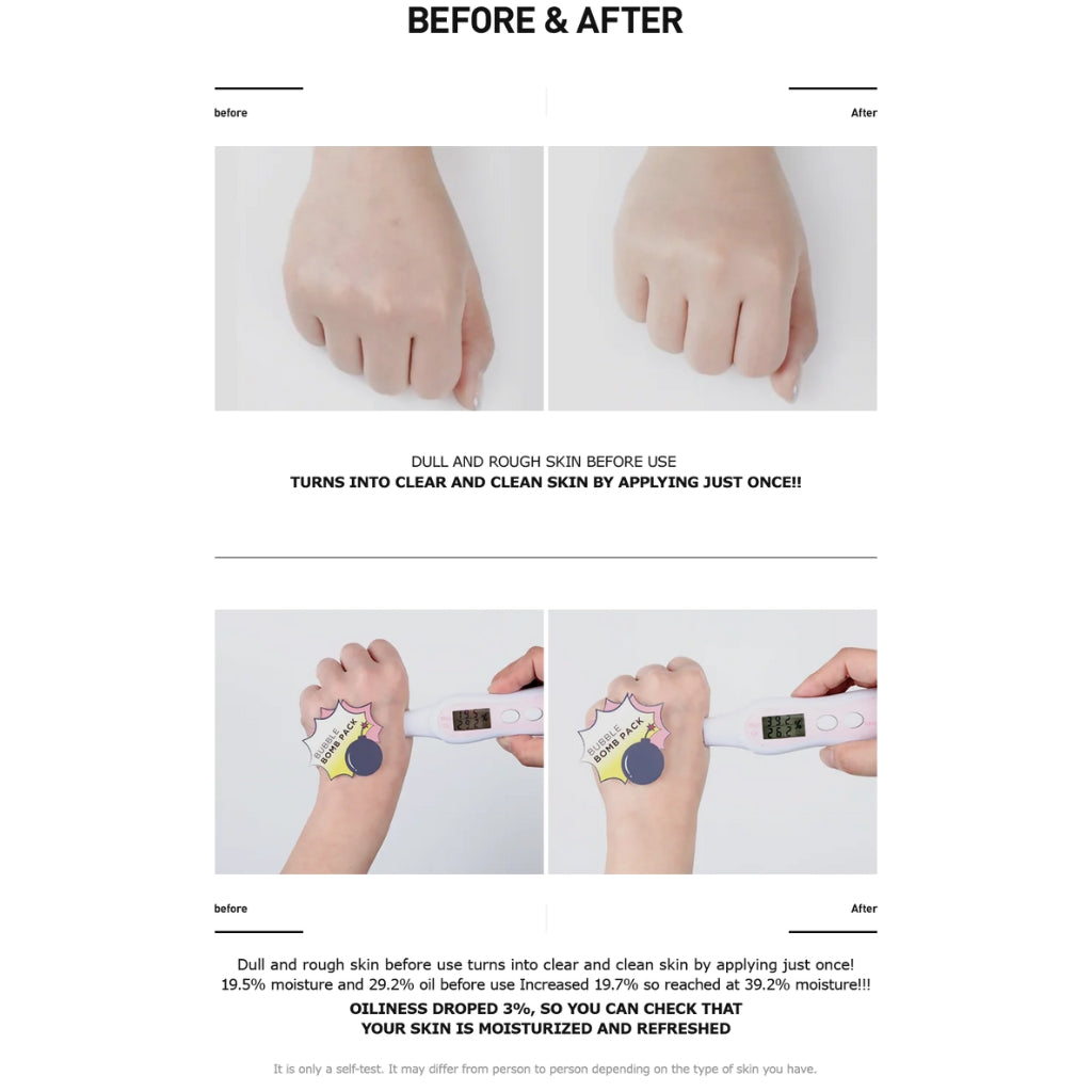 Bubble Bomb Pack, Deep Cleansing & Hydrating, for All Skin Types