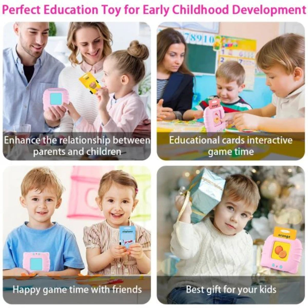 Talking Flash Cards, Audible Reading Machine & Early Learning, for Kids