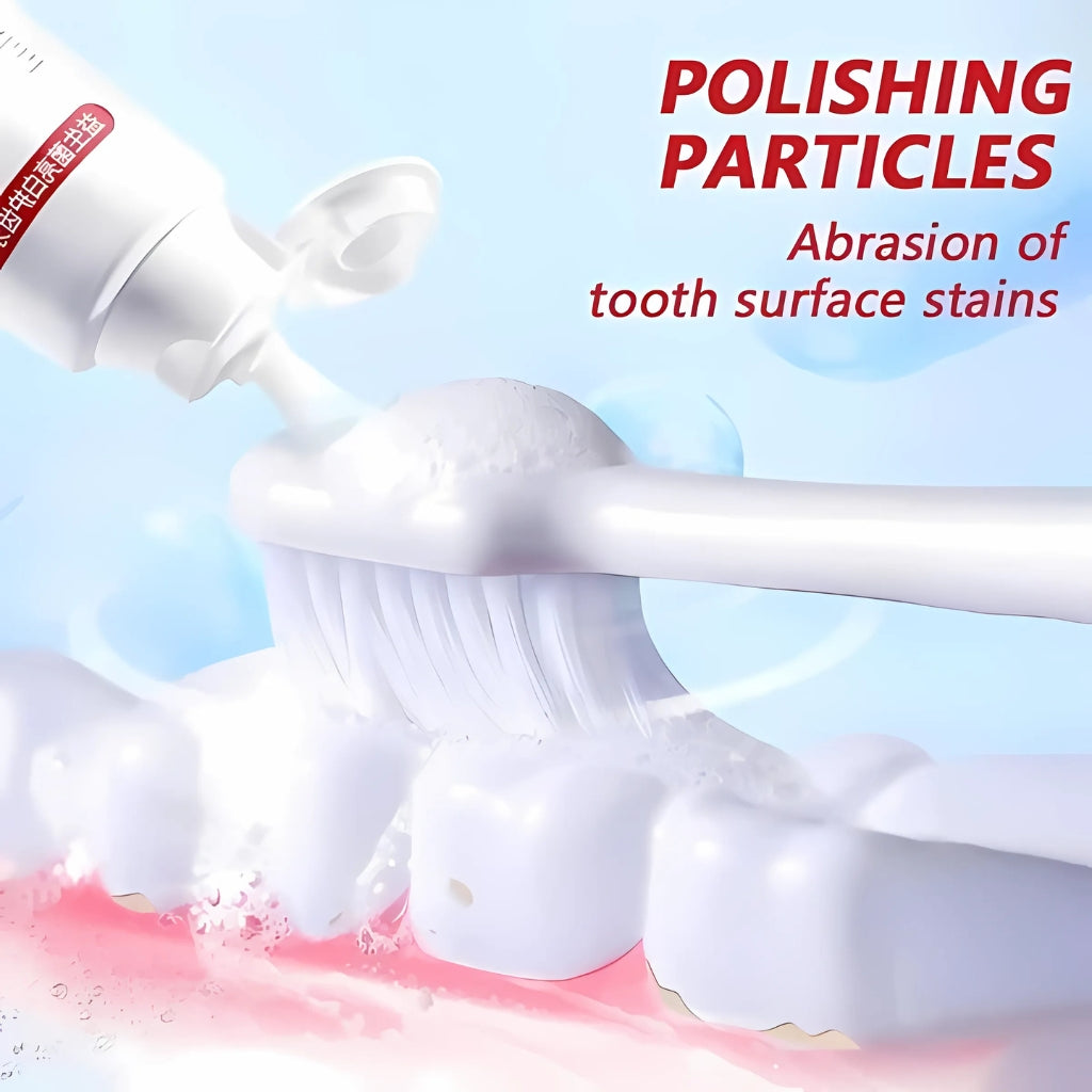 Ultra Whitening Toothpaste, Natural Stain Removal & Fresh Breath, for Daily Oral Care