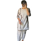 Embroidered Suit, Trendy Side Pocket Design & Premium Cotton Lawn