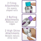 Naked Nails Electronic Tool, Buff & Shine in Seconds, Perfect for Manicures & Pedicures