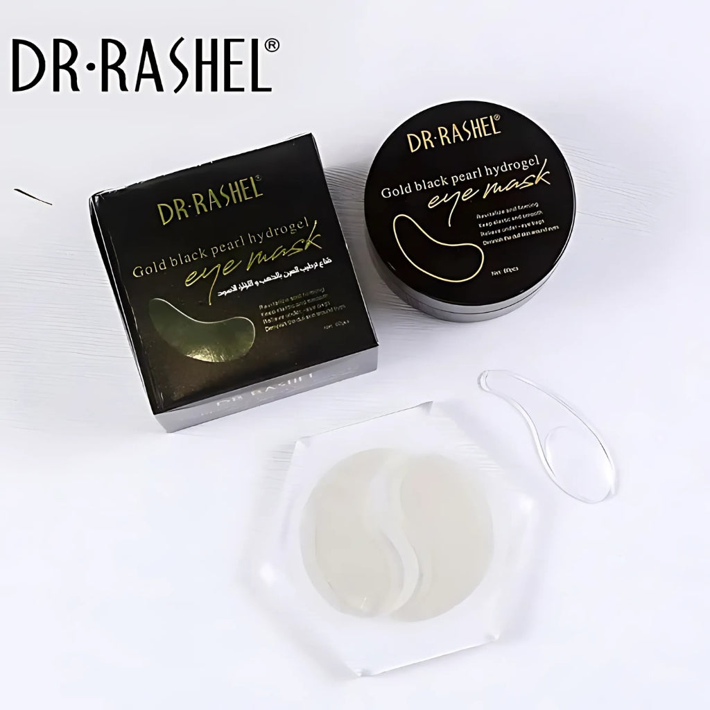 Gold Black Pearl Hydrogel Eye Mask, Anti-Aging & Firming, for All Skin Types