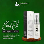 Natural Beard Oil with Procapil & Biotin, Relieves Itchiness, for Men
