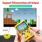 Retro Gaming Console, 400 Games & Rechargeable Battery, for Family Fun