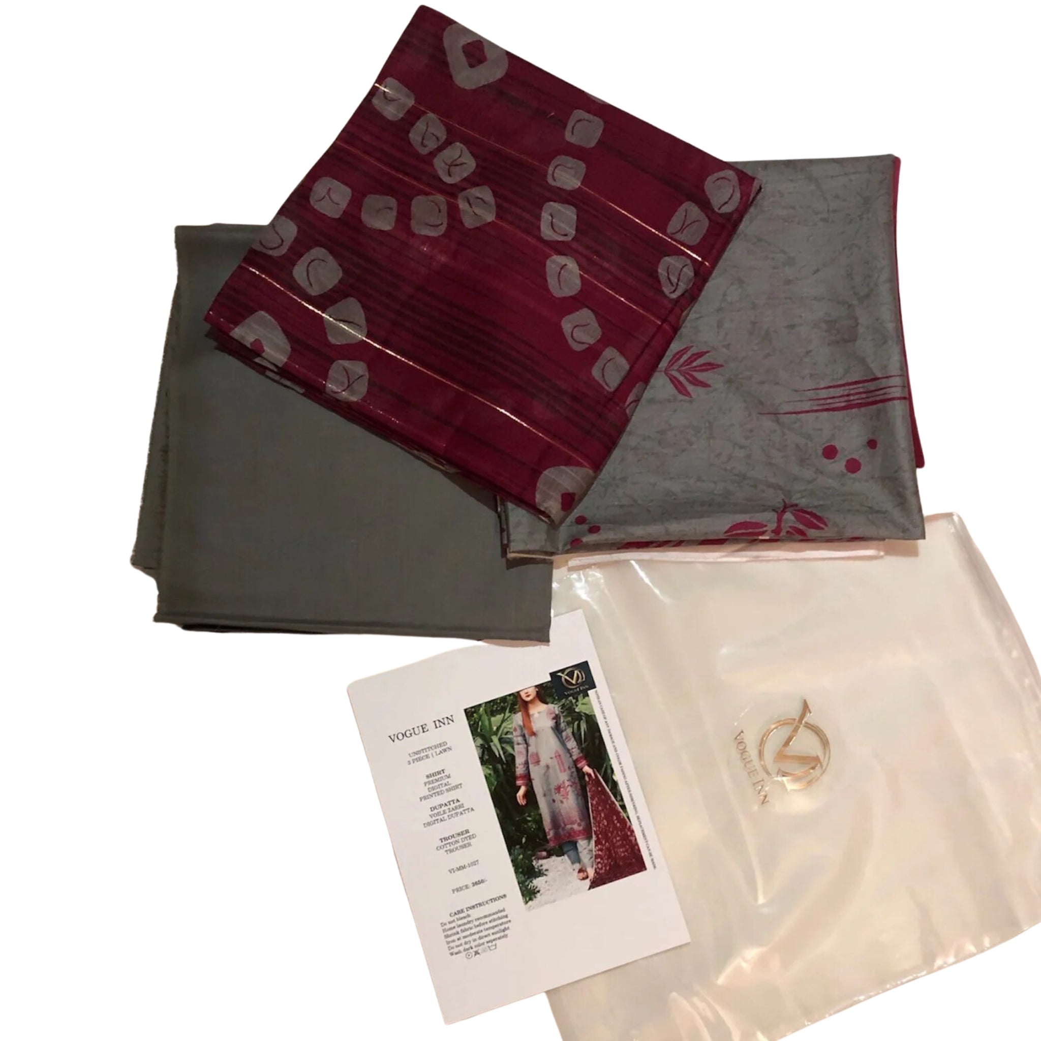 3-Piece Suit, Pakistani Digital Print Lawn Dress, Casual Wear, for Women