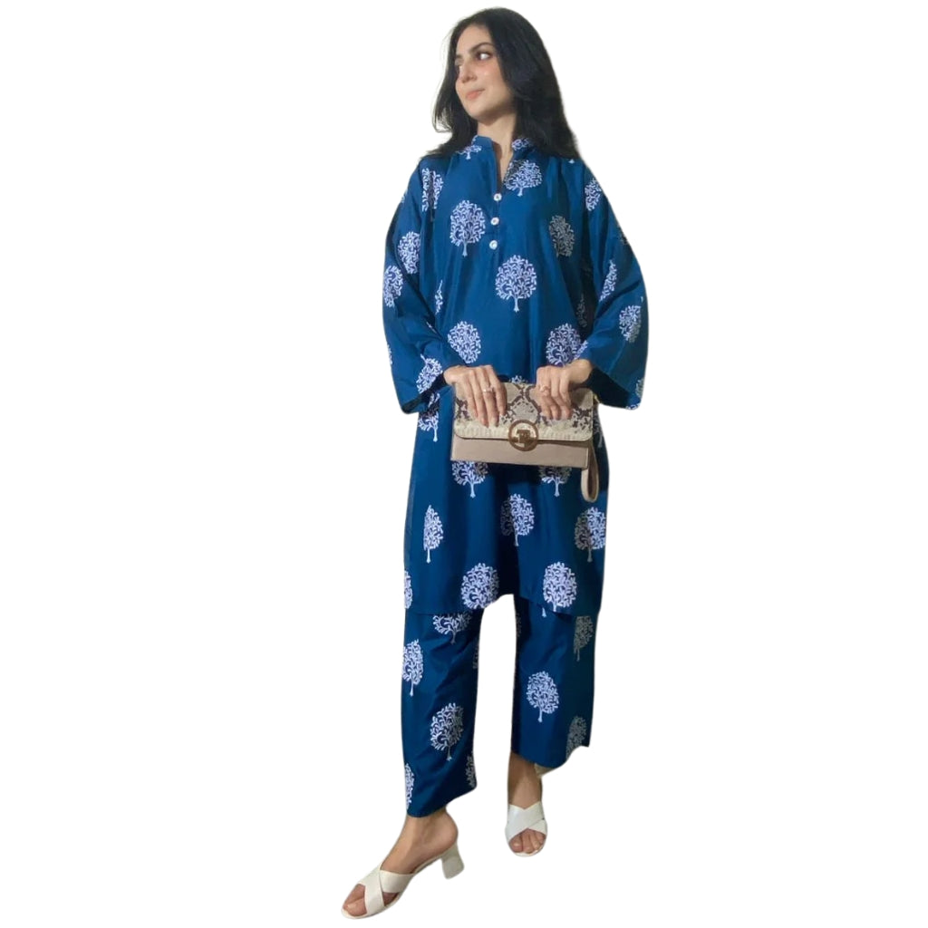 Lawn Suit, Arabic Lawn Suit, Printed Shirt & Trouser, for Women