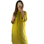 Suit, Olive Green, Arabic Lawn Fabric & Lace Work, for Women