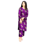 Suit, Stitched Arabic Lawn, Printed Shirt & Trouser, for Women