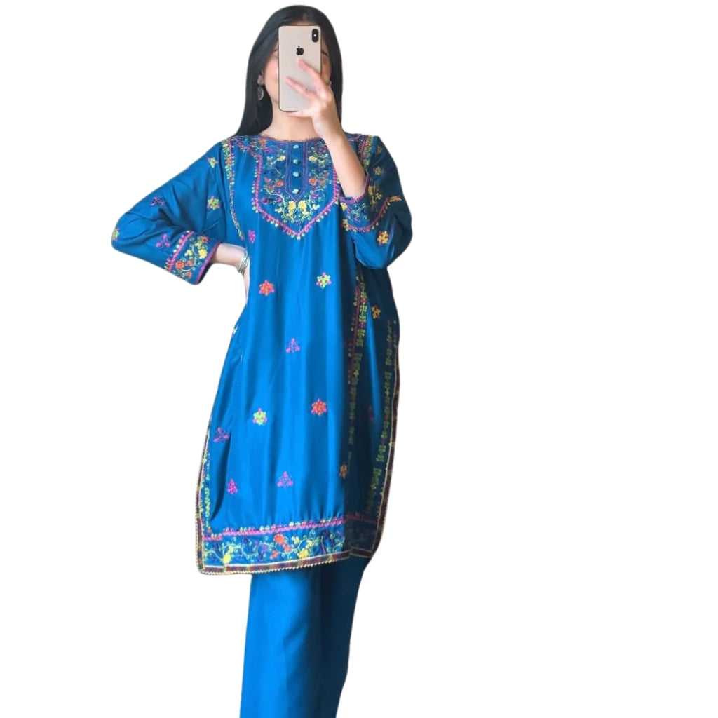 Suit, Jasmeen Multi Design, Arabic Lawn Embroidery & Trendy Look