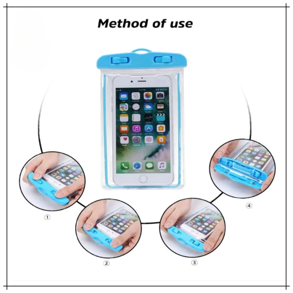 Mobile Waterproof Cover, Universal Water/Dust Proof Case, for Swimming & Outdoor