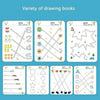 Erasable Tracing Book, Reusable Pages & Dot-to-Dot Adventures. for Kid's