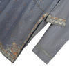 3-Piece Lawn Suit, Grey Embroidered with Zari Dupatta, for Women