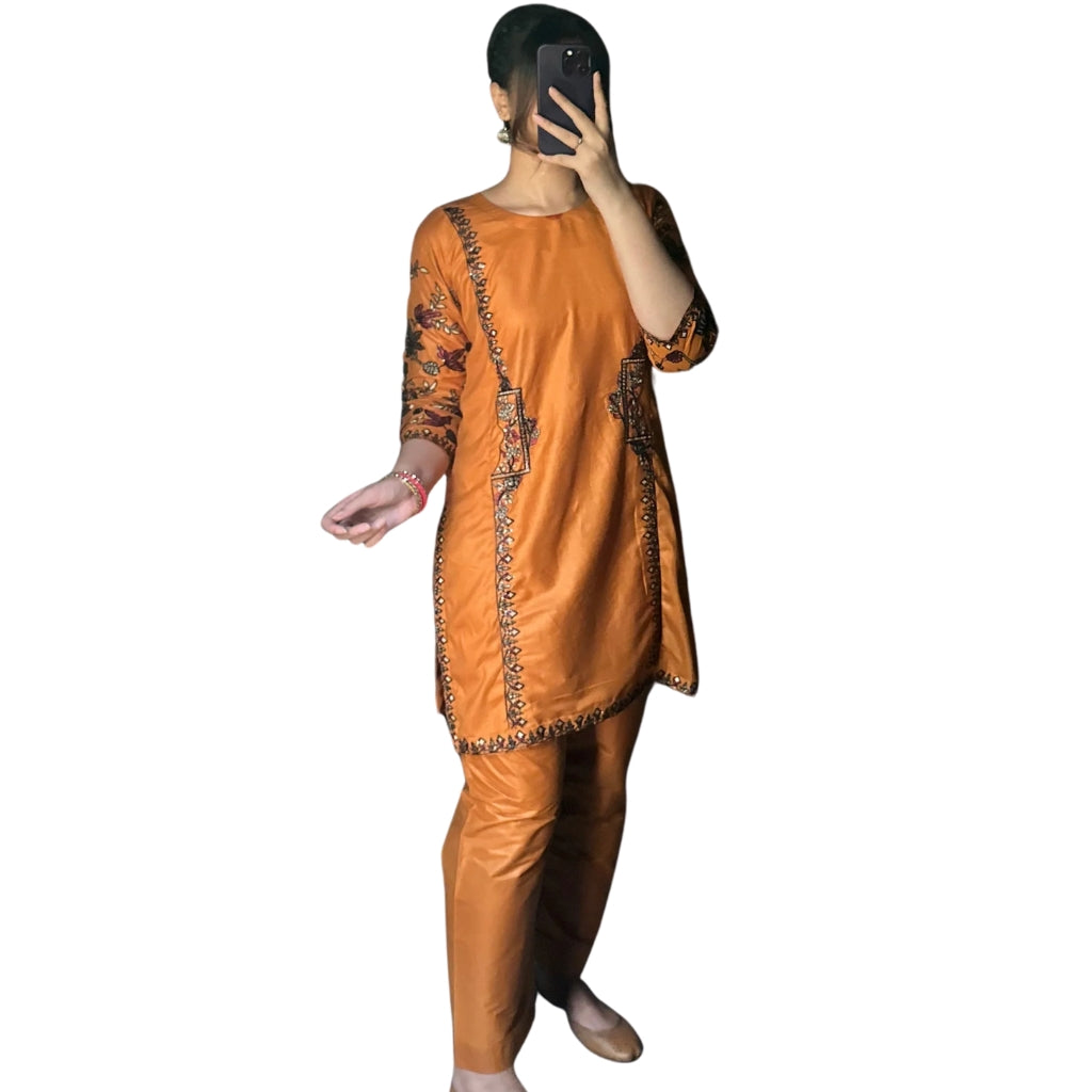 Embroidered Suit, Trendy Side Pocket Design & Premium Cotton Lawn