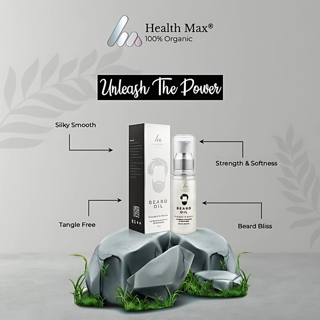 Natural Beard Oil with Procapil & Biotin, Relieves Itchiness, for Men