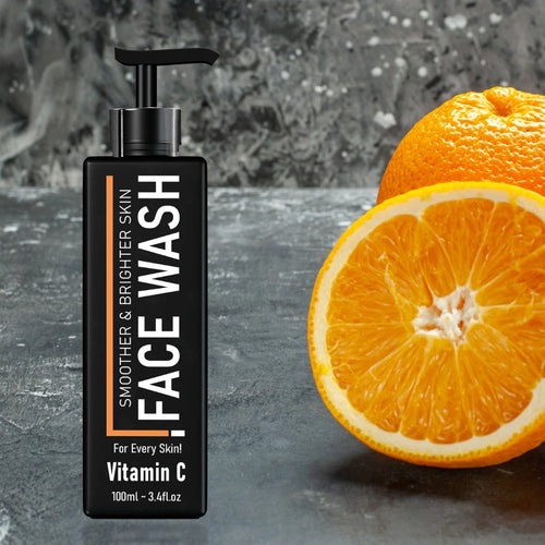 Vitamin C Face Wash, Brightening & Hydrating Cleanser, for All Skin Types