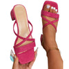 Cross Suede Slippers, Soft, Stylish & Comfortable Slip-Ons, for Women