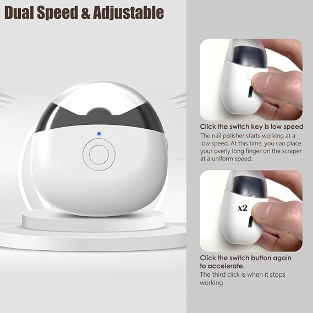 Electric Nail Clipper, USB Rechargeable, Perfect for Babies and Adults