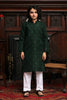 DARK GREEN EMBROIDED KID'S KURTA