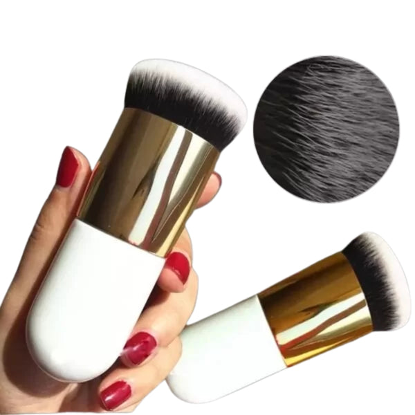 Chubby Pier Foundation Brush, Soft Bristles & Flat Head, for Women
