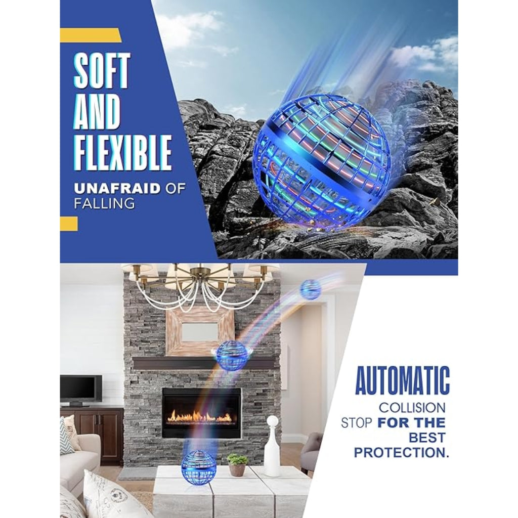 Hovering Fidget Ball, Boomerang Flying Toy, Indoor & Outdoor Fun