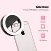 Selfie Ring Light, 3-Level Brightness, 36 LED Phone Light with USB Charging