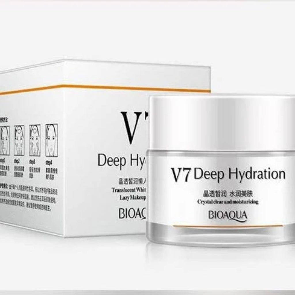 Bioaqua V7 Deep Hydration Face Cream, 50ml, Whitening & Anti-Wrinkle, Skin Brightening