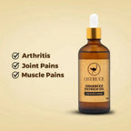 Enhanced Ostrich Oil, Organic Pain Relief for Joint & Muscle Pain, Chemical-Free