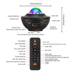 Starry Galaxy Night Light, Bluetooth Speaker & Timer, Perfect Home Décor