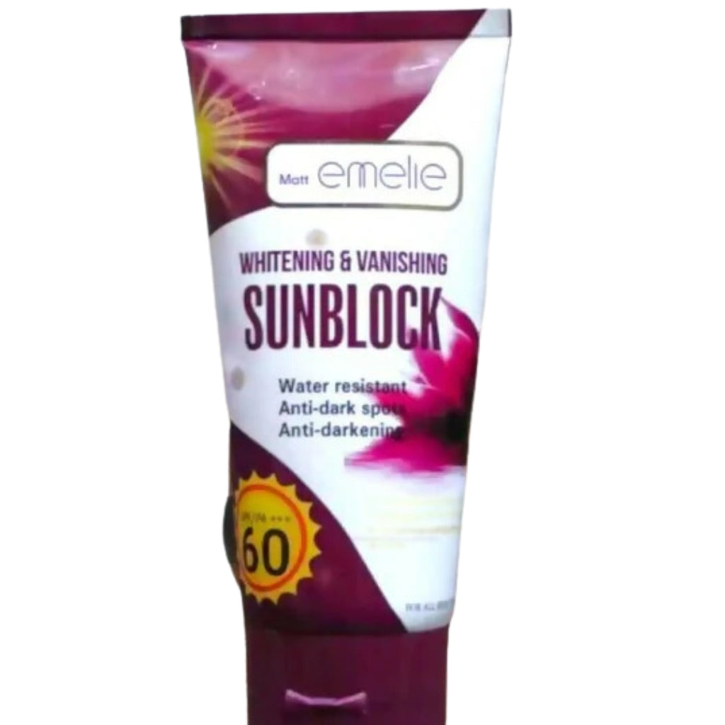 Sunblock SPF 60, Whitening & Vanishing & Lightweight, for All Skin Types