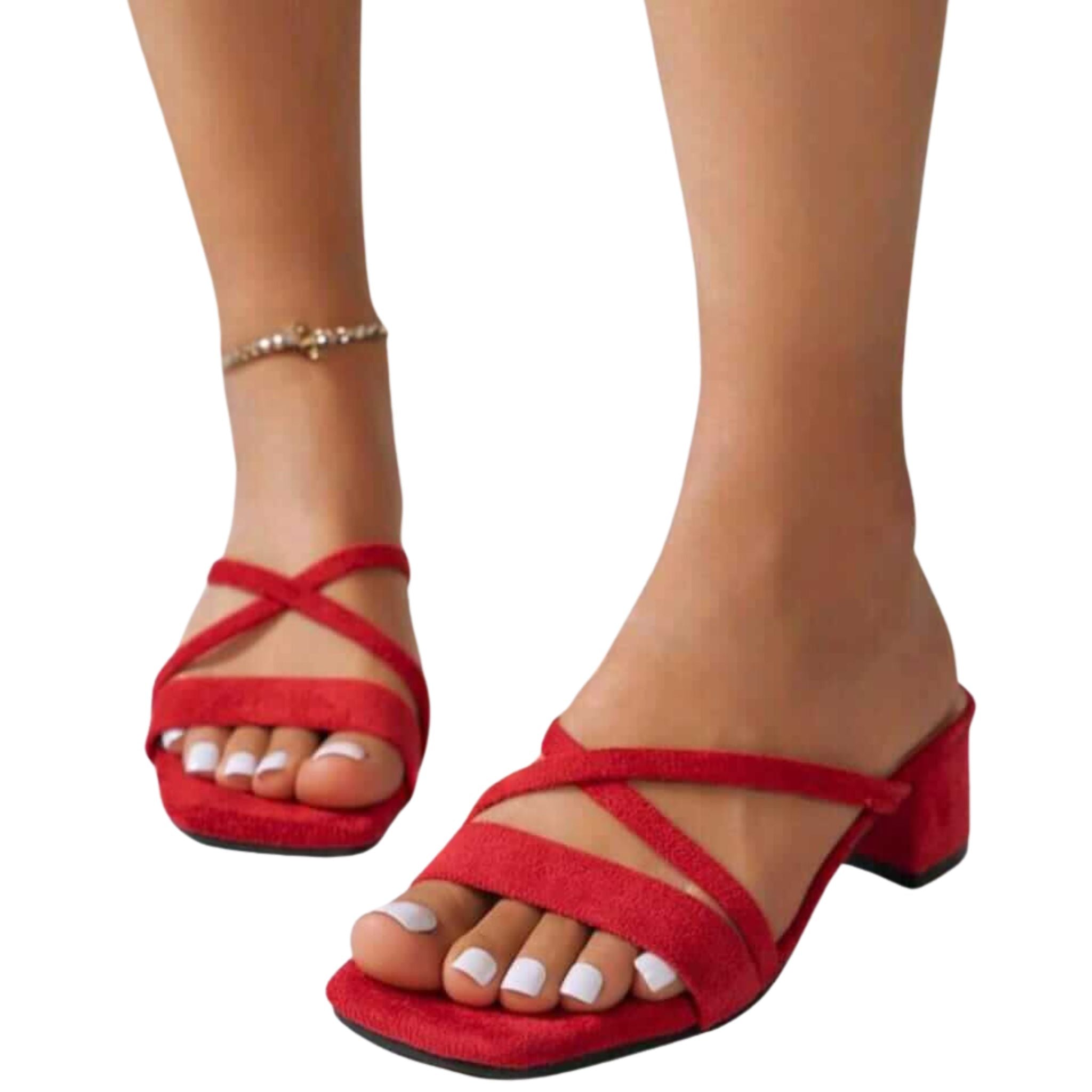 Cross Suede Slippers, Soft, Stylish & Comfortable Slip-Ons, for Women