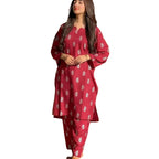 Suit, 2-Piece Stitched Set, Printed Shirt & Trouser, for Women