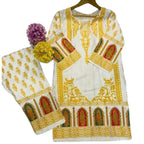 Suit, Arabic Lawn Suit, Printed & Stitched, for Women