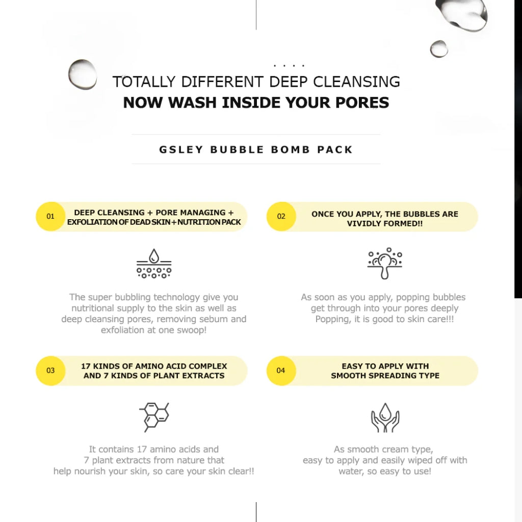 Bubble Bomb Pack, Deep Cleansing & Hydrating, for All Skin Types