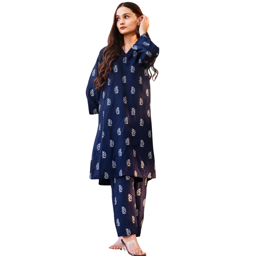 Arabic Lawn Suit, Stylish Printed Pattern on Both Shirt & Trouser