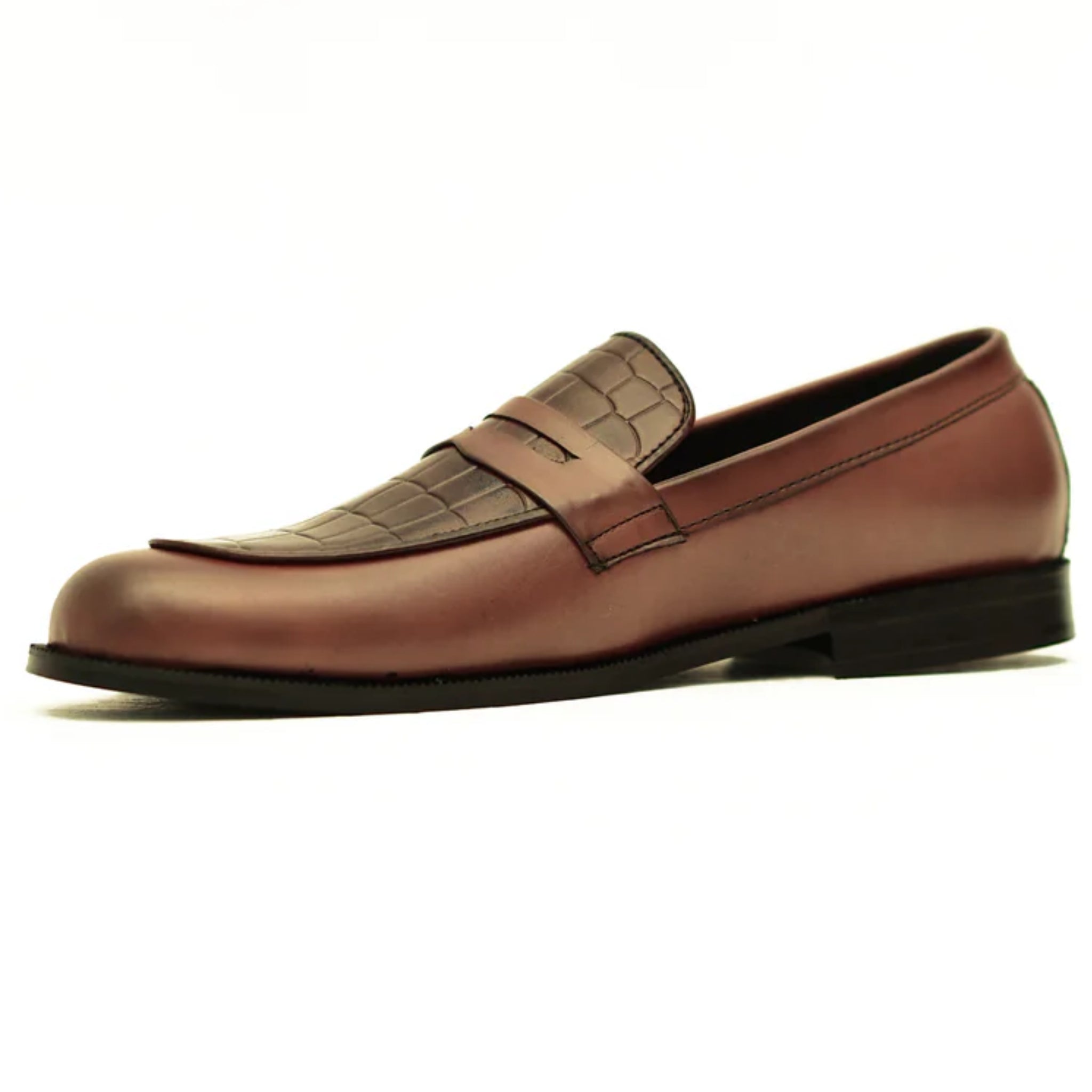 Loafer-Luxe Tire Sole Shoes, Premium Leather & Casual Wear, for Men