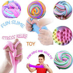 Colorful Slime 200ml, Pack of 3, DIY Sensory Toy, for Kids